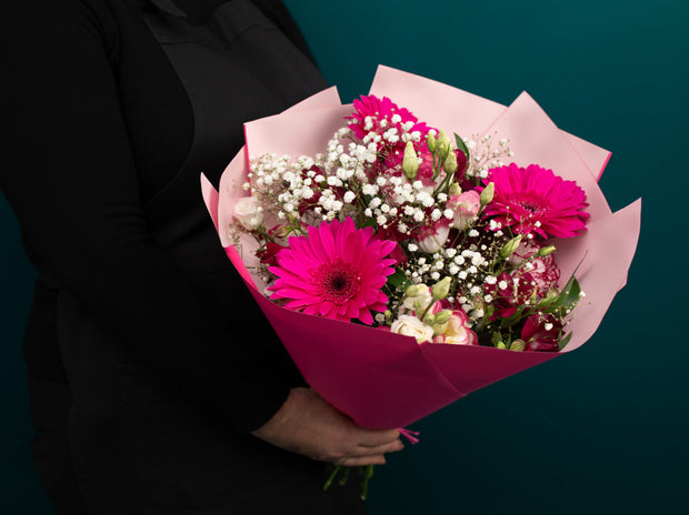 Ziedu pušķis ar gerberām  | 11 |