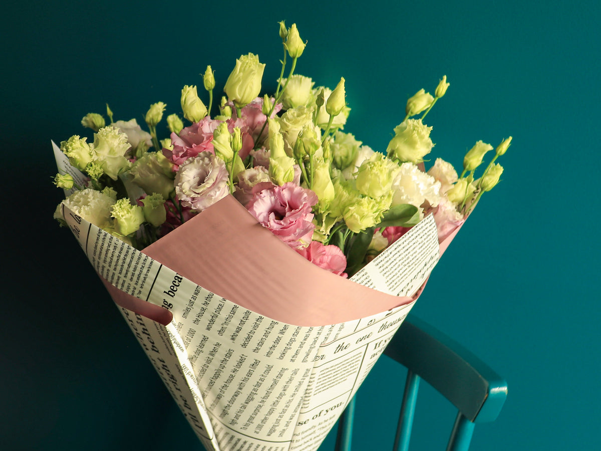Bouquet of flowers with lysants 03 |