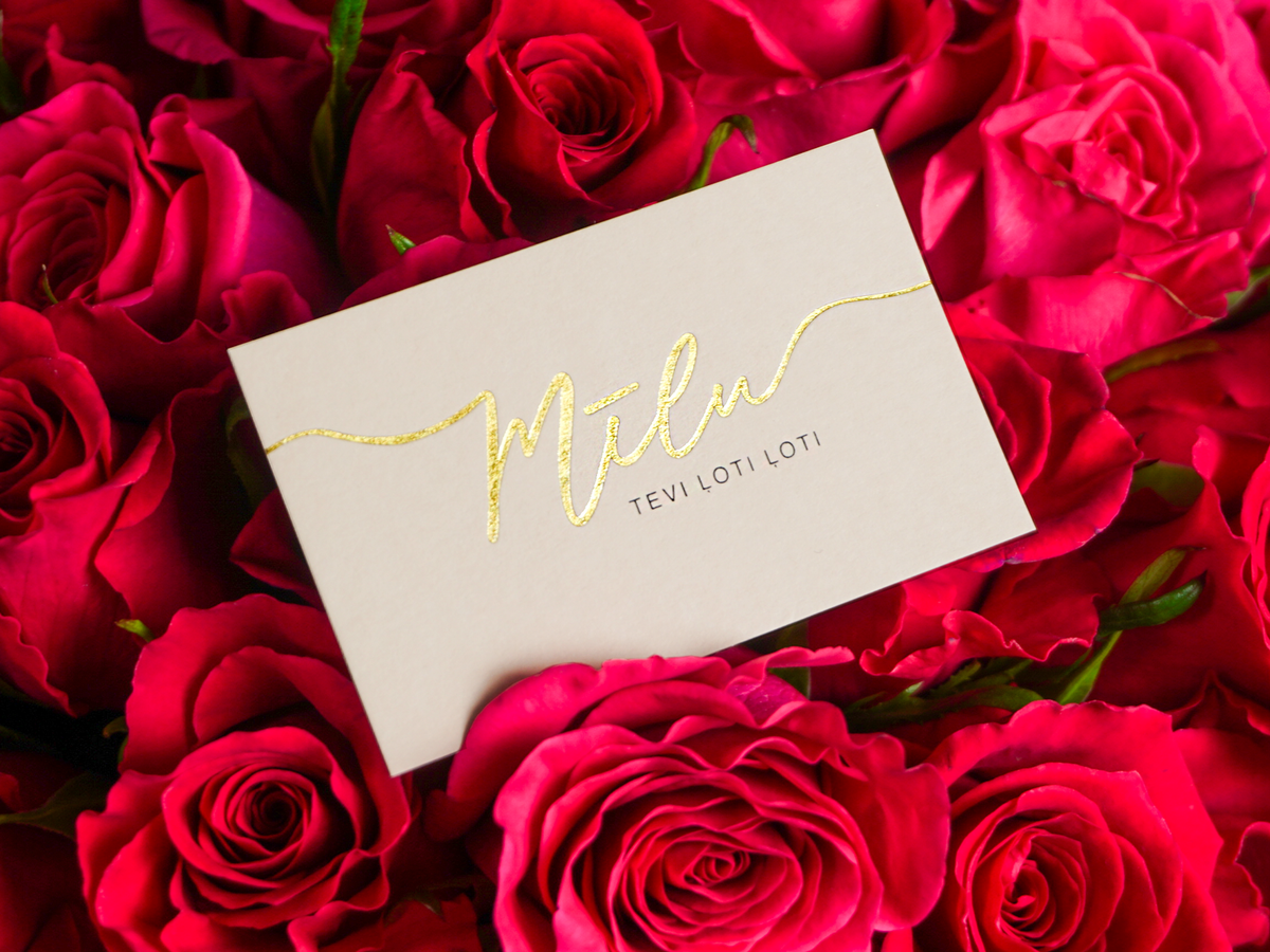 Mini kartīte | mīlu | + varianti |