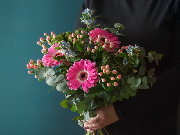 Ziedu pušķis ar gerberām | 07 |