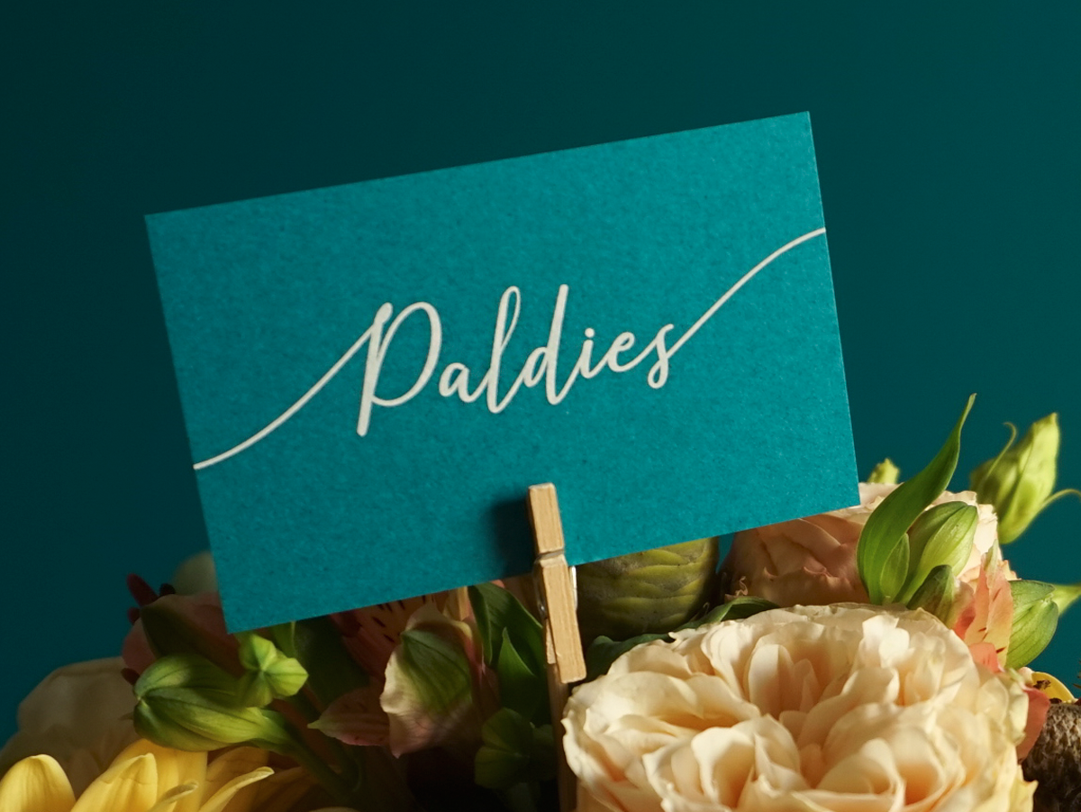 Mini kartīte | paldies | + varianti |