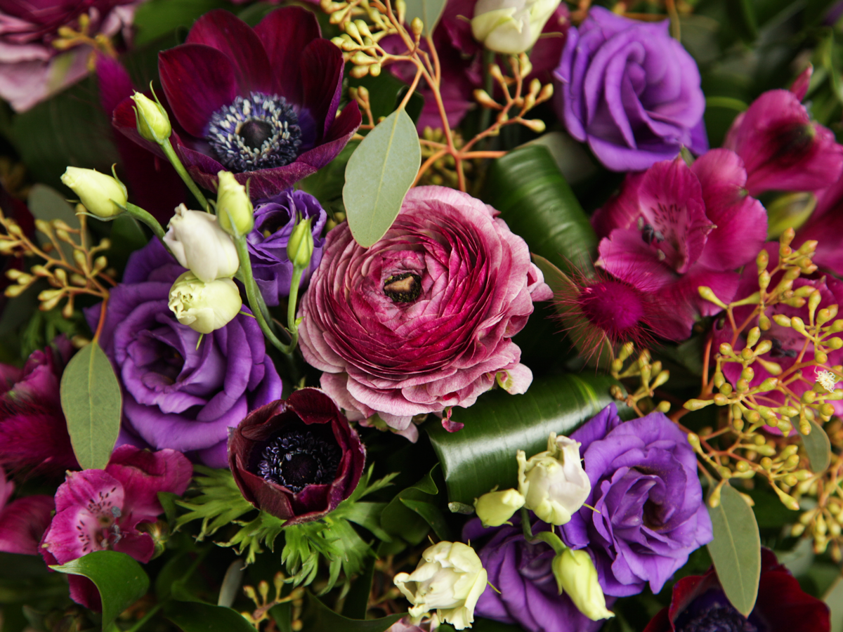 Bouquet of seasonal flowers | 01 | pink
