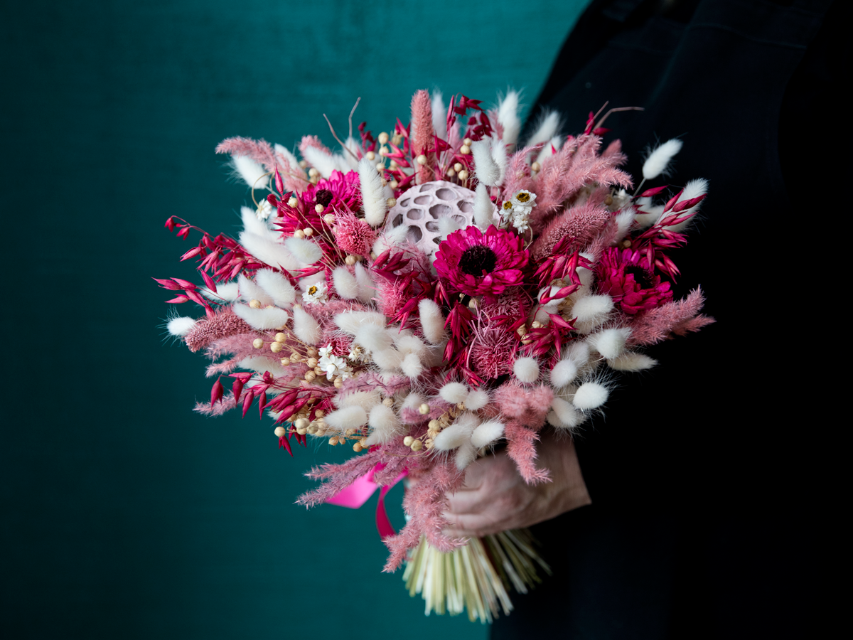 Composition of dry flowers | 01 |