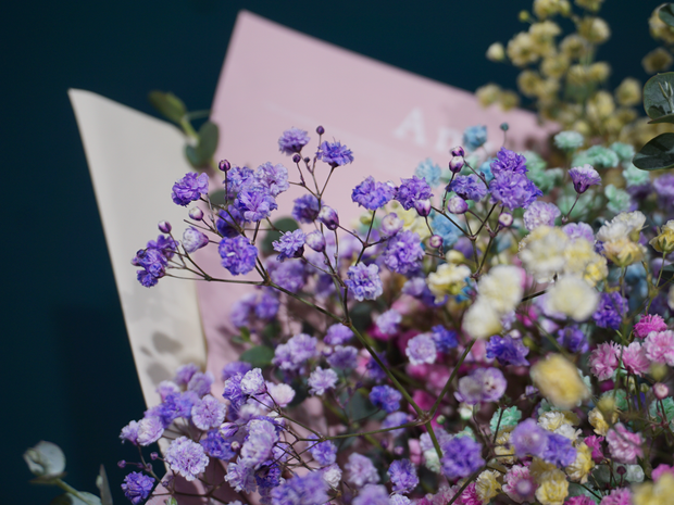 Ziedu pušķis ar gipsofilu | 03 |