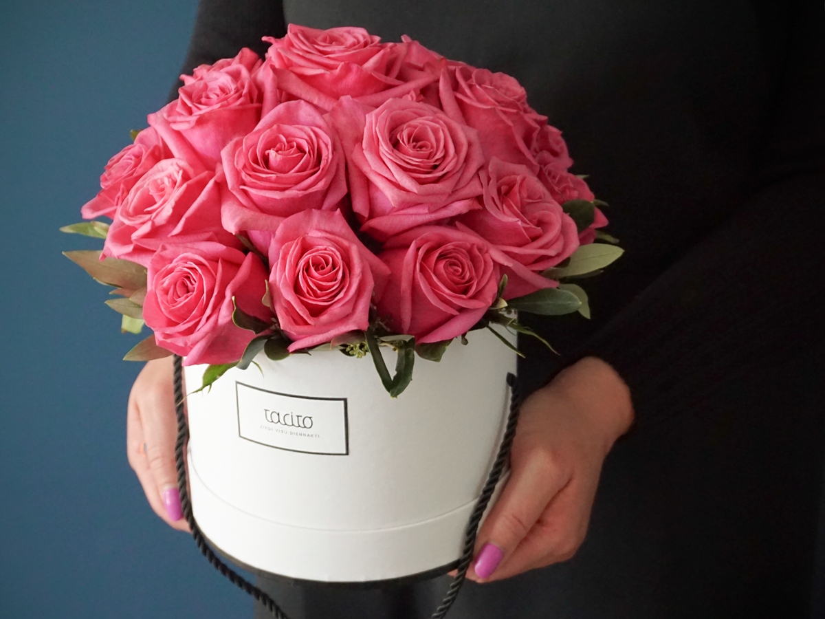 Roses in a online box